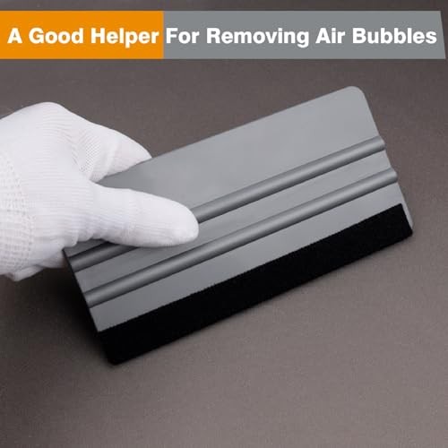 KESPEN Window Felt Squeegee, Vinyl Scraper for Window Privacy Film and Car