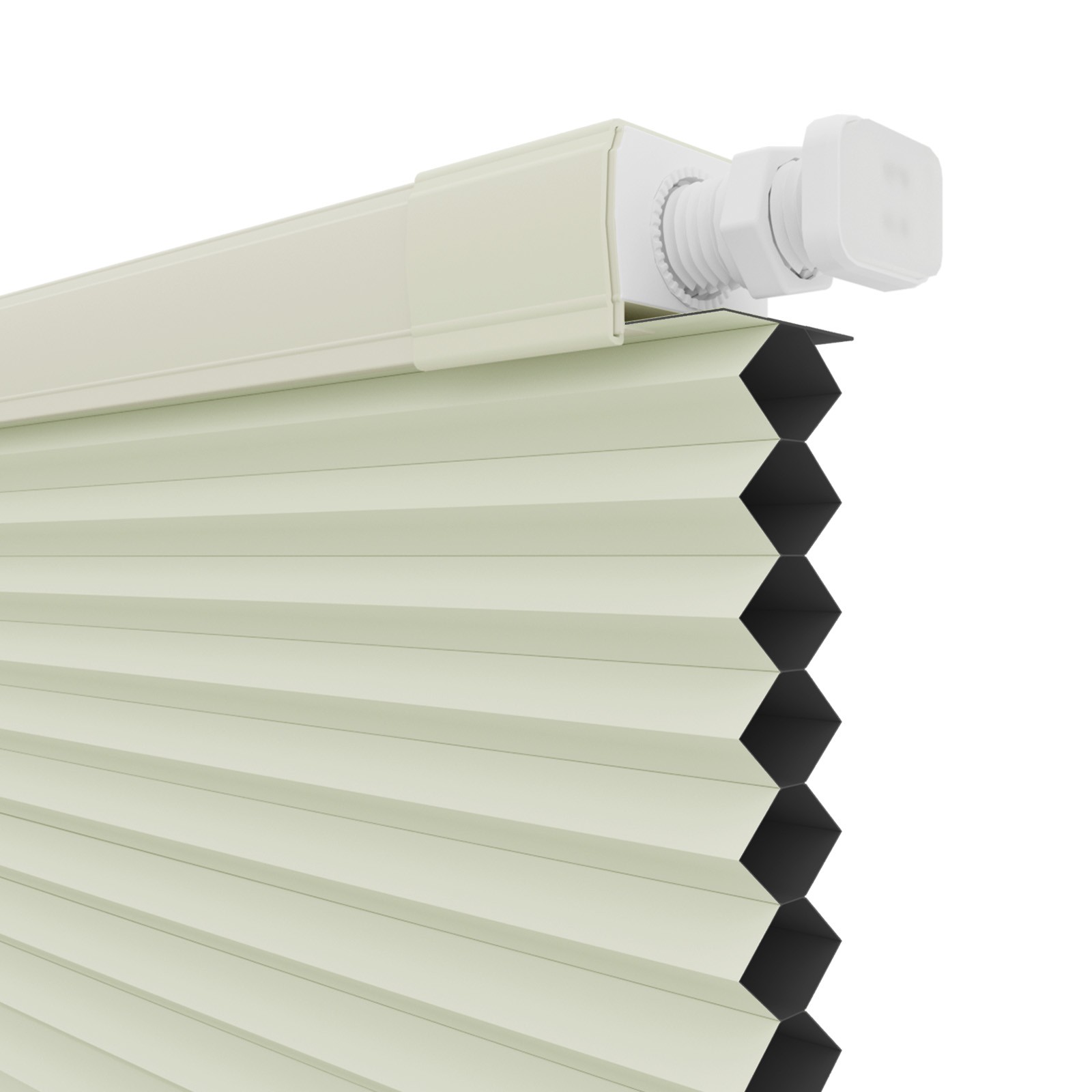 Blackout No Drill No Tools Cordless 1.5” Cellular Shades Honeycombs for Window