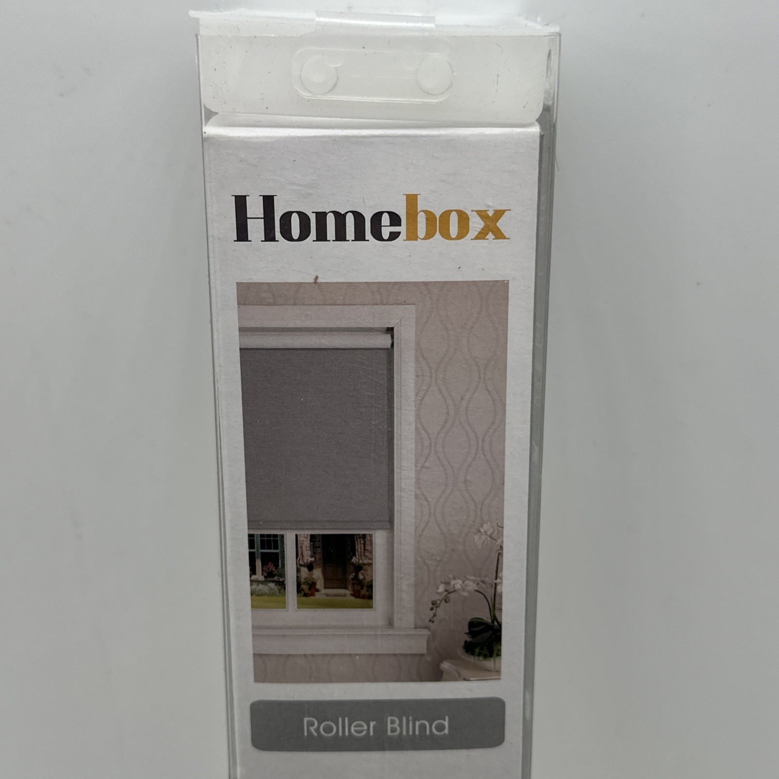 NEW Homebox Roller Blind Grey Size 10″W x 64″H