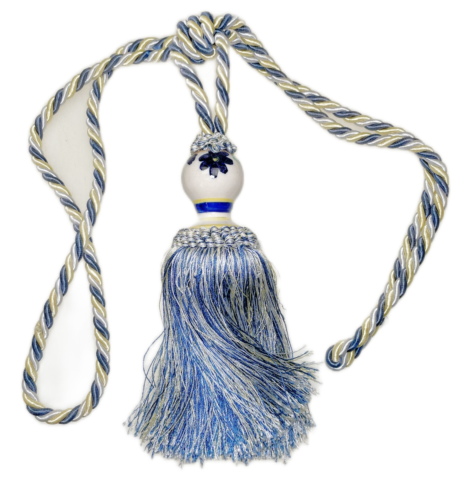 Ceramic Tassel Curtain Tie Back