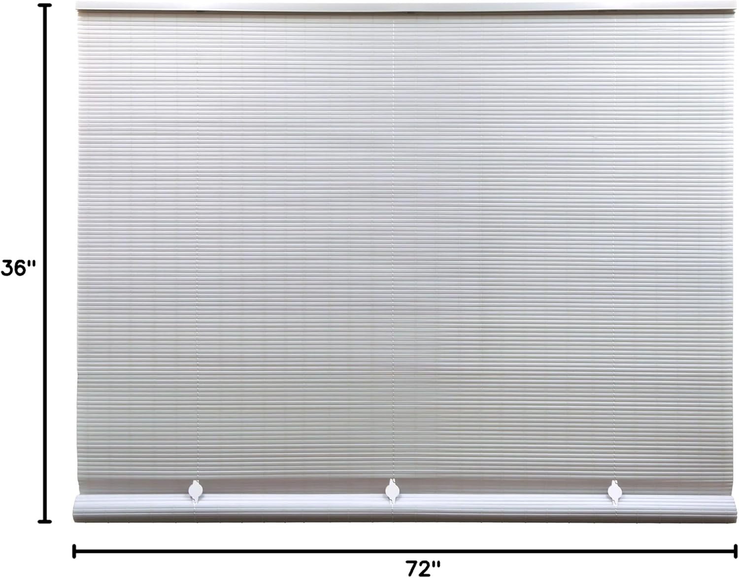 Cordless Outdoor Shades for Porch, Patio & Windows – Waterproof PVC Blinds for I