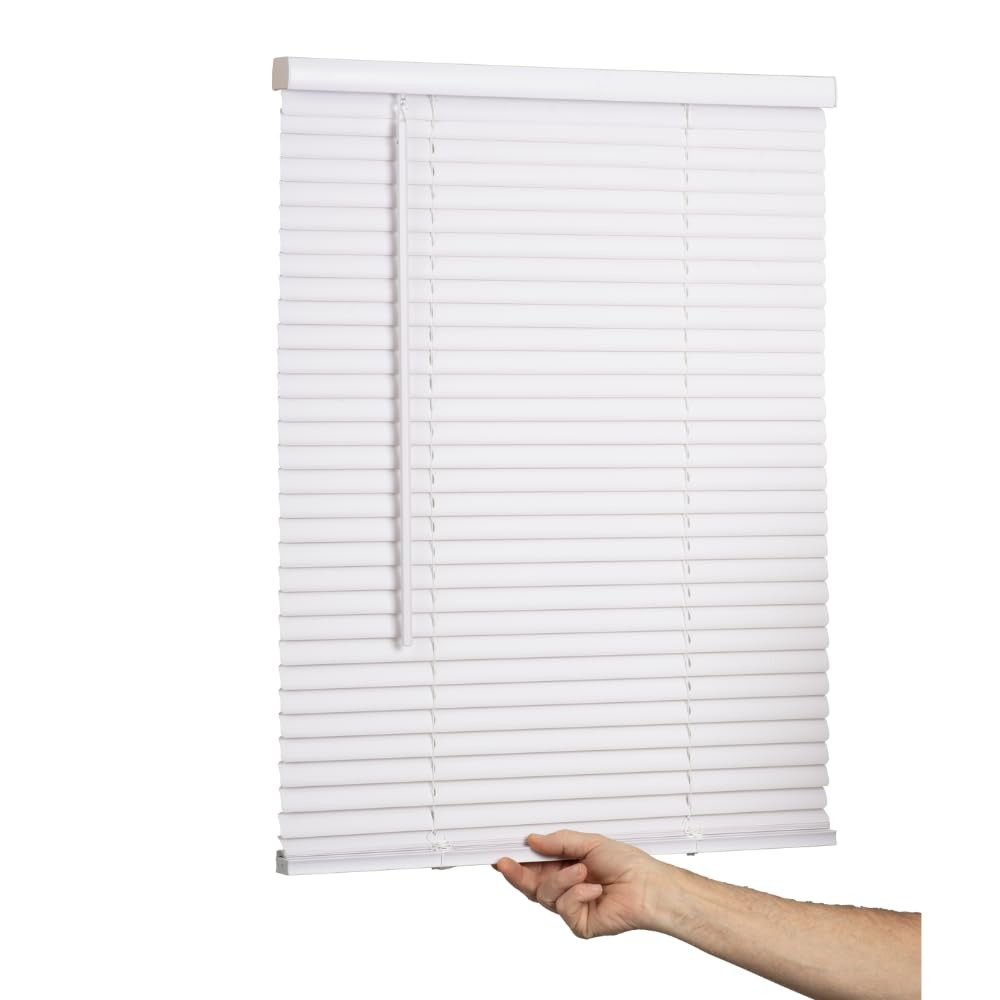 & Cordless Mini Blind 1 Vinyl Slats 24 Wide X 48 – For