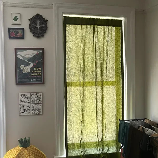 Elegant Linen Cafe Curtains – 17Color Extra Long & Short Custom Panels 100%