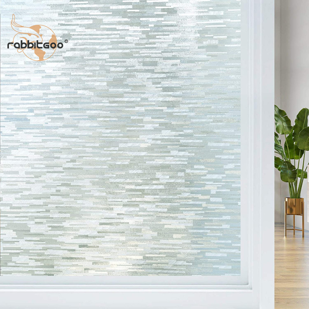 rabbitgoo Privacy Window Film Frosted Matte Window for Home (17.5″ x 78.7″)