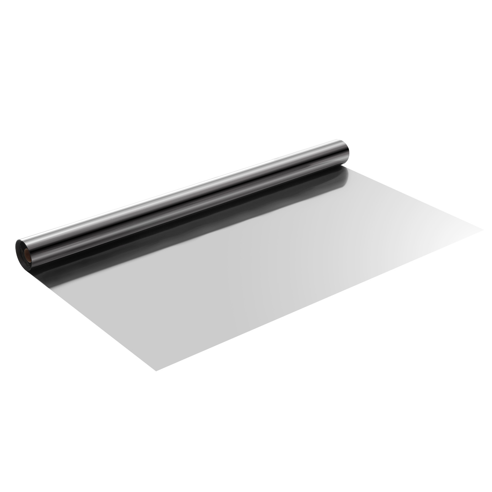 One Way Mirror Privacy Window Film Static Cling Daytime Tint Black-Silver