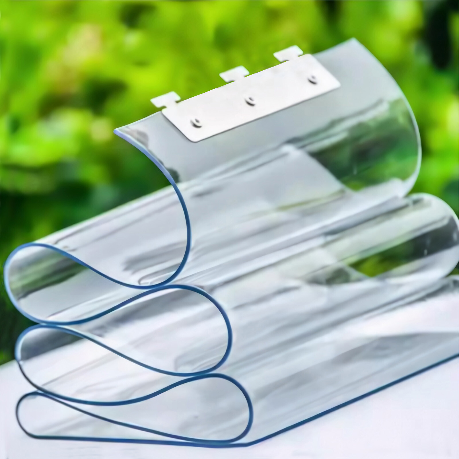 Clear Plastic Strip Curtain Kit PVC Door Curtain Cooler Freezer Strip Door