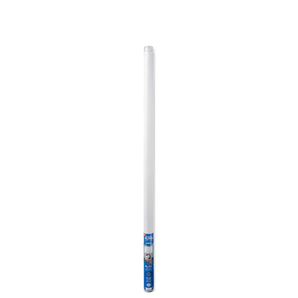 Coolaroo 96×72 White Wheel Operated Light Filtering PVC Shade