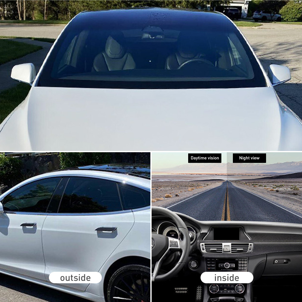 Nano Carbon Window Film 2-PLY 5% 20% 35% VLT Tint Shade All Sides & Rears USA