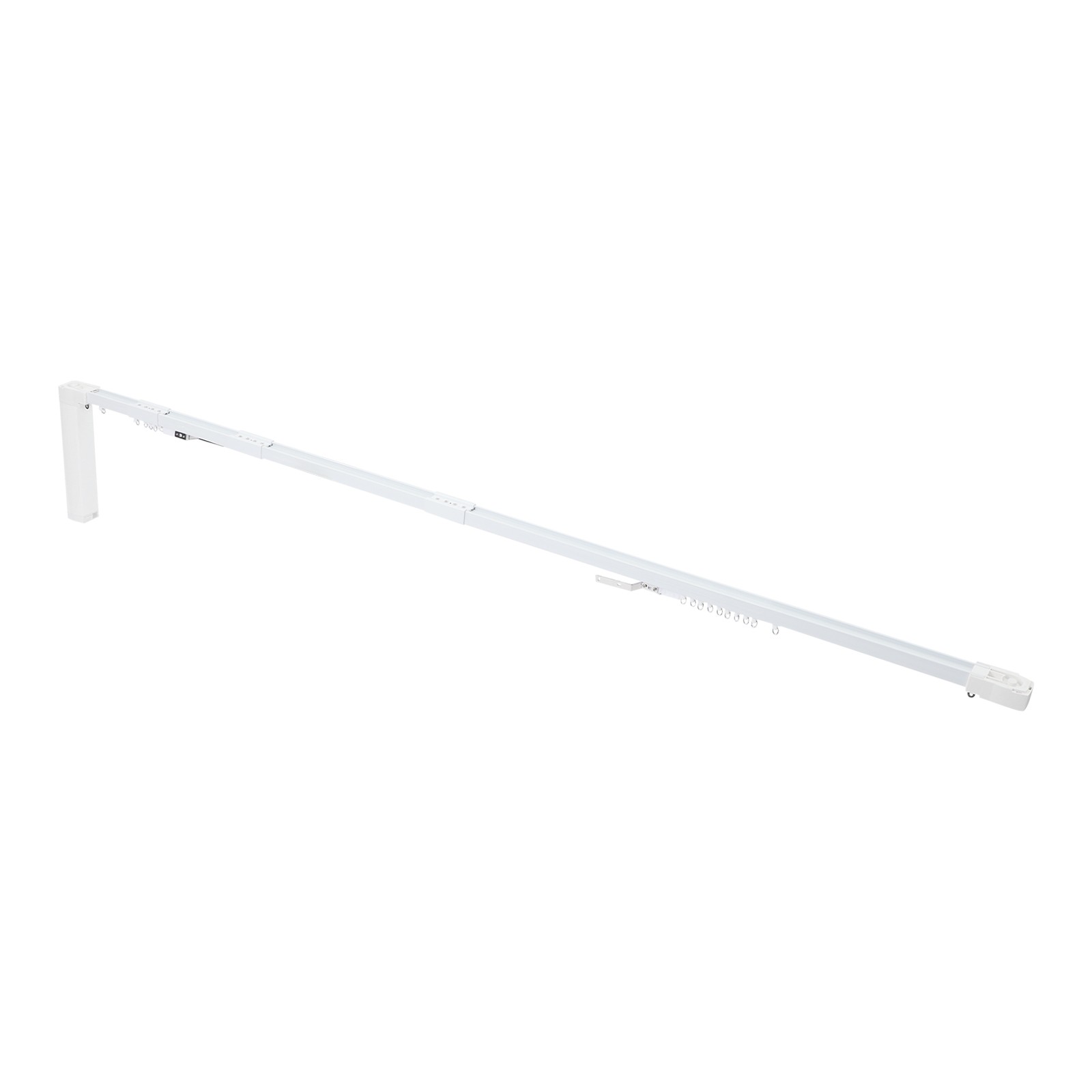 Electric Curtain Rail with Remote Control Aluminum Alloy Motorized Curtain Track