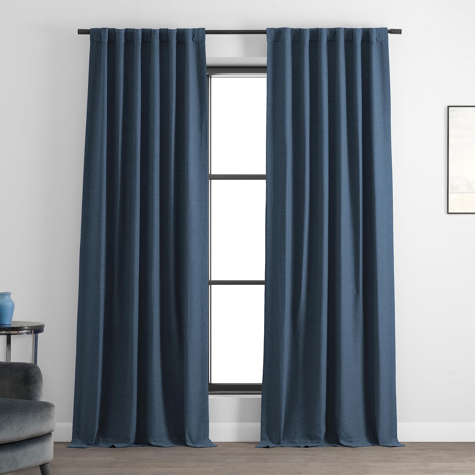 Hpd Half Price Drapes Hpd Half Drapes Bellino Textured Faux Linen Room