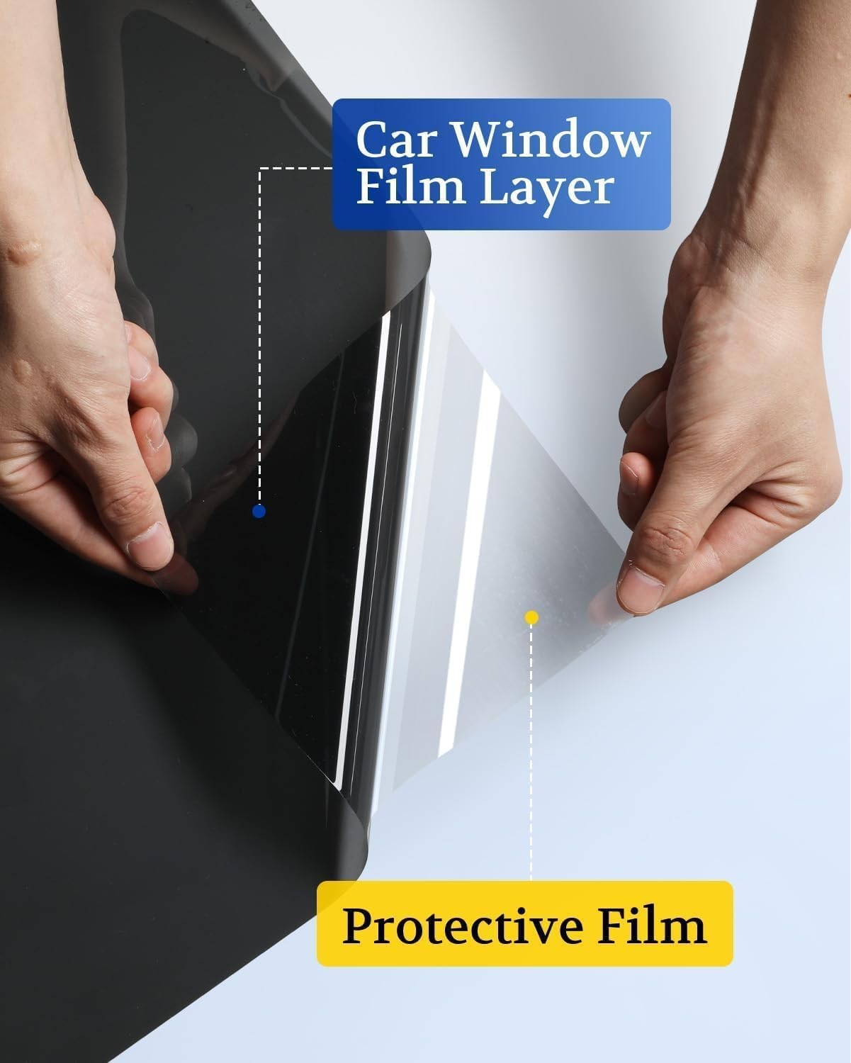 15% VLT 20″ × 20FT Ceramic Car Window Tint Film, Heat Resistant & 99% UV Bloc…