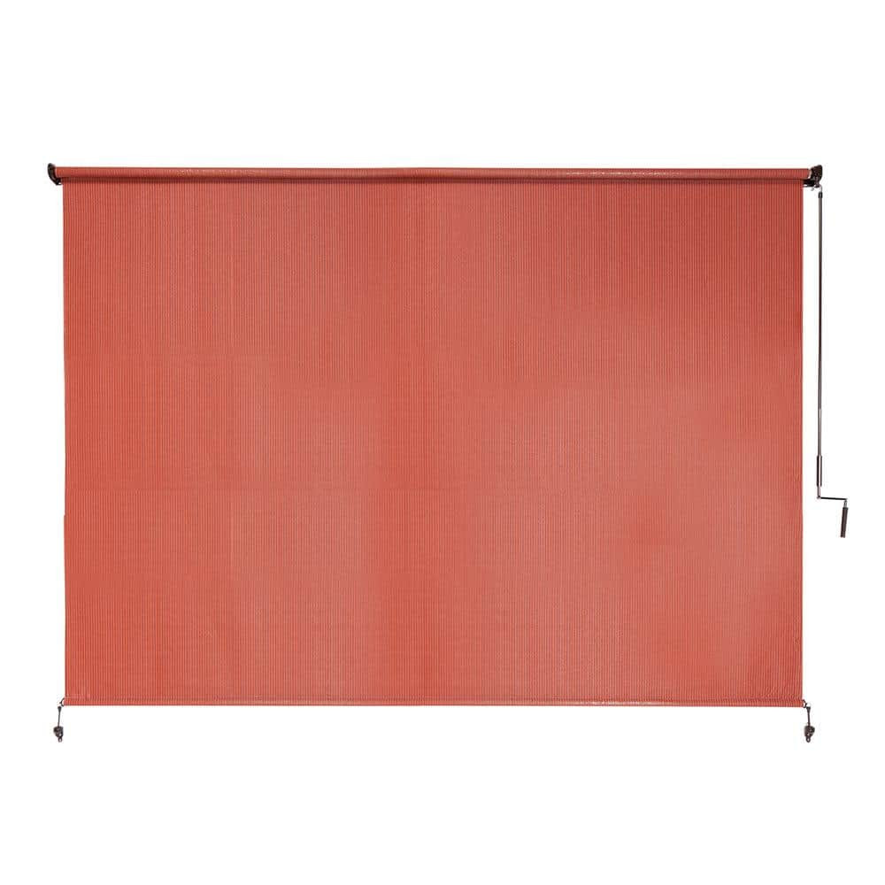 Roller Shade UV Blocking Protection Fade Resistant Fabric Terracotta 96in X 72in
