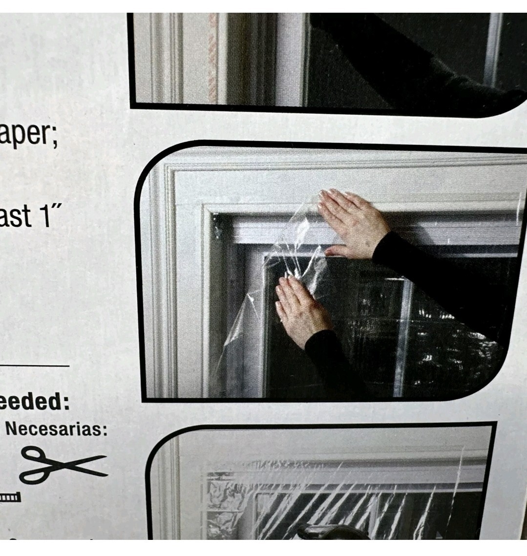 Frost King Window Insulation Indoor Shrink Kit 3 Pack 42” X 62” 1.5mil NIB