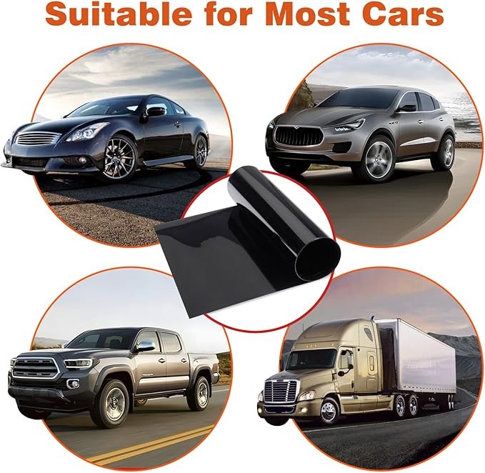 20″x10ft Uncut Roll Window Tint Film VLT 15% UV Block for Car/Home/Office Glass