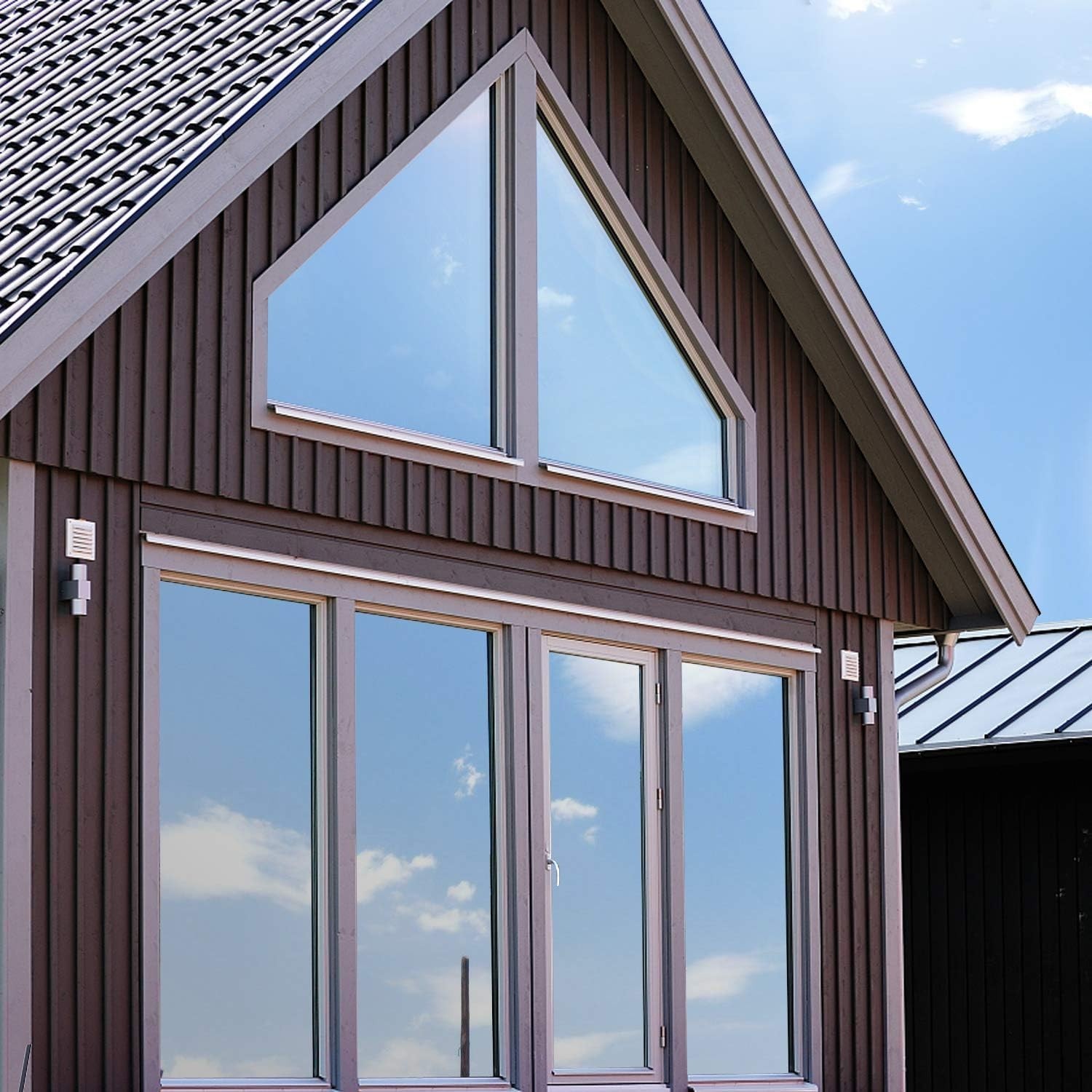 Silver One Way Window Tint Film 17.5 x 78.7 Inches for Energy Saving & Privacy