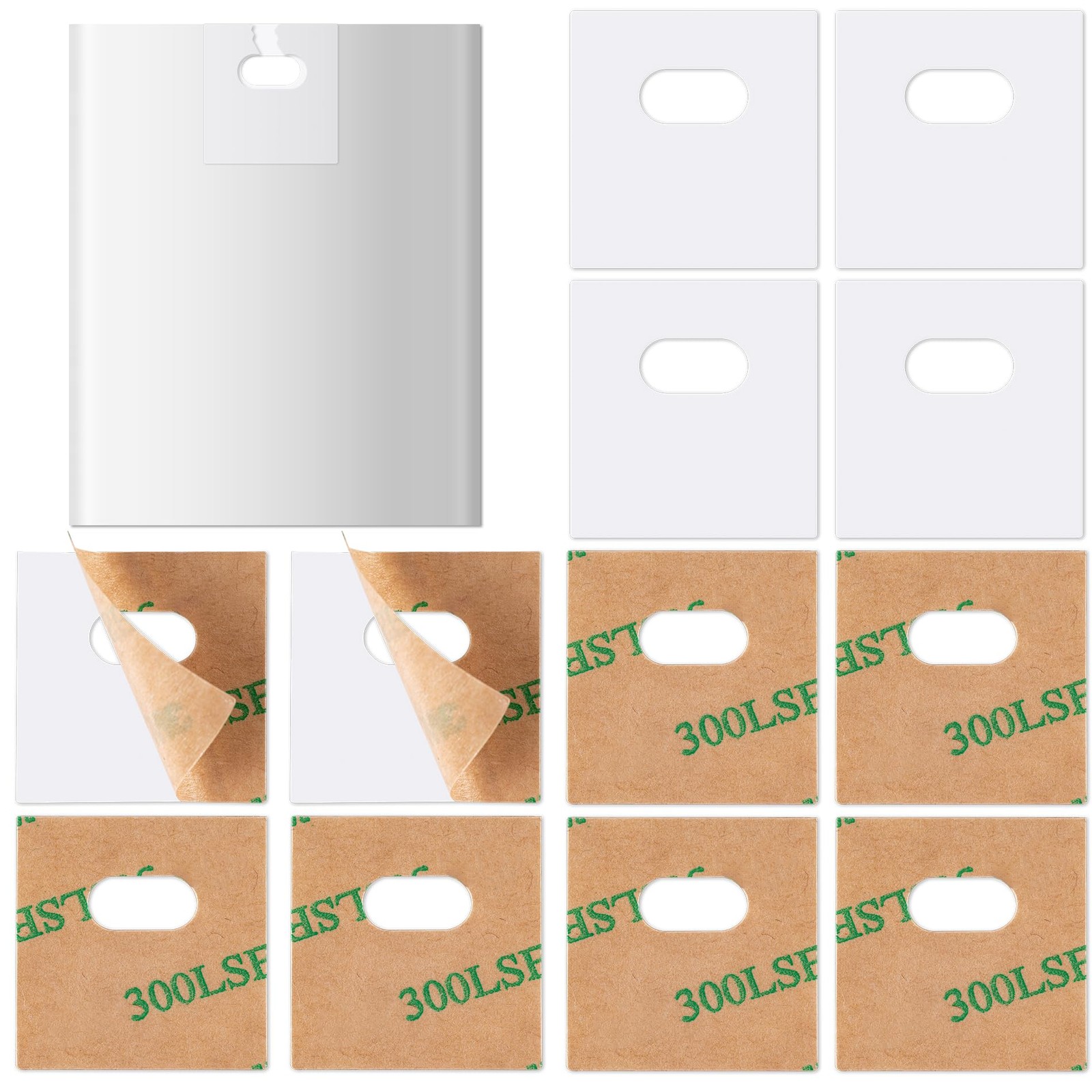 60 Pcs Vertical Blind Repair Tabs, Clear Vertical Blinds Replacement Parts Fi…