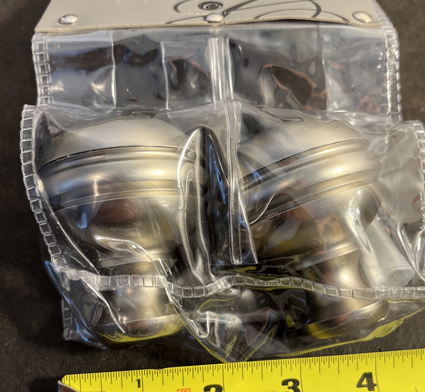 Cambria Orbit Finials in Brushed Nickel 2-Pack Brand New #218108