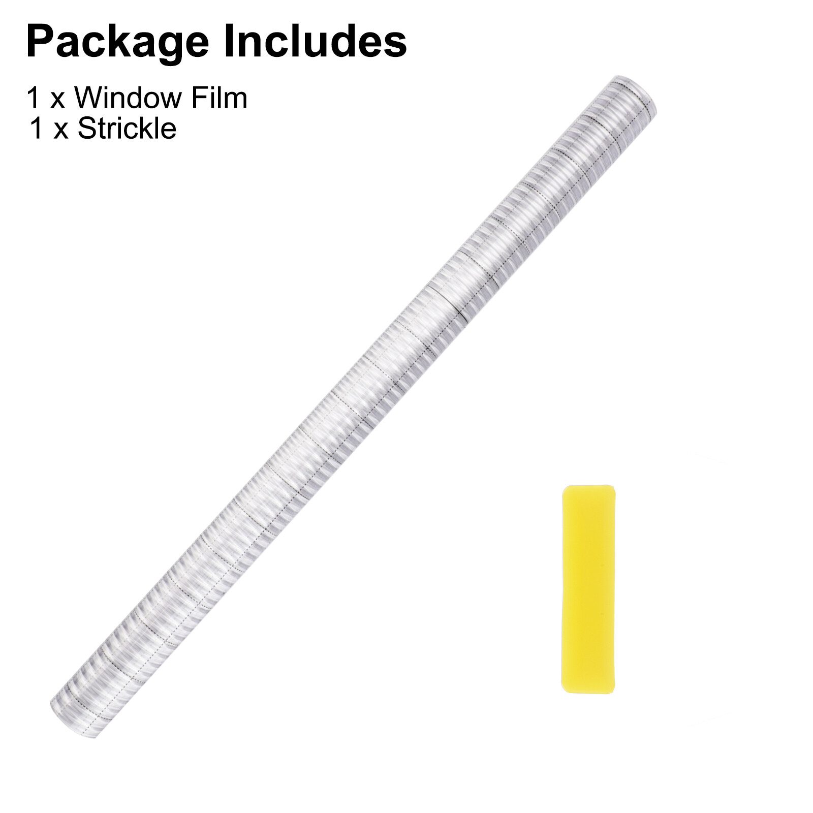 78.7 x 17.8” Window Privacy Film Covering Reeded Static Glass Sticker Cling
