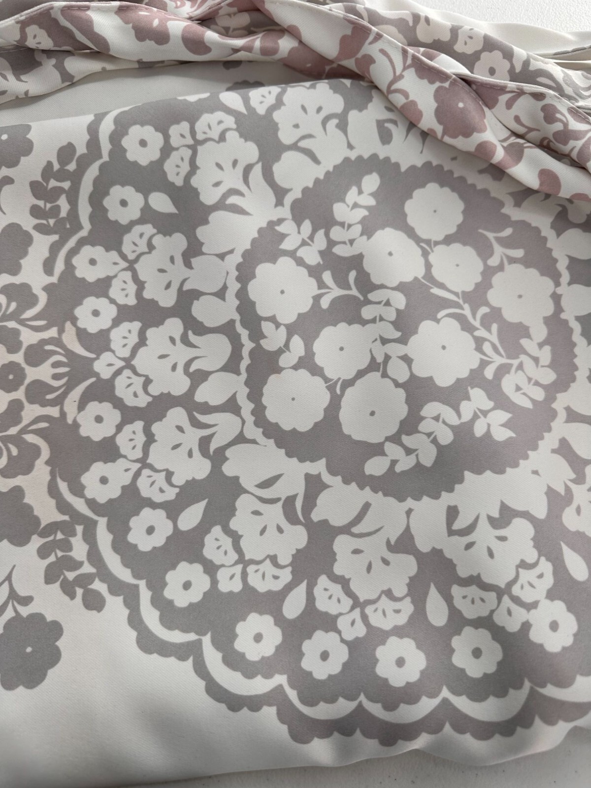Driftaway Decorative Valance Floral Patterned Fabric Curtain Panel Tie Up 45×63