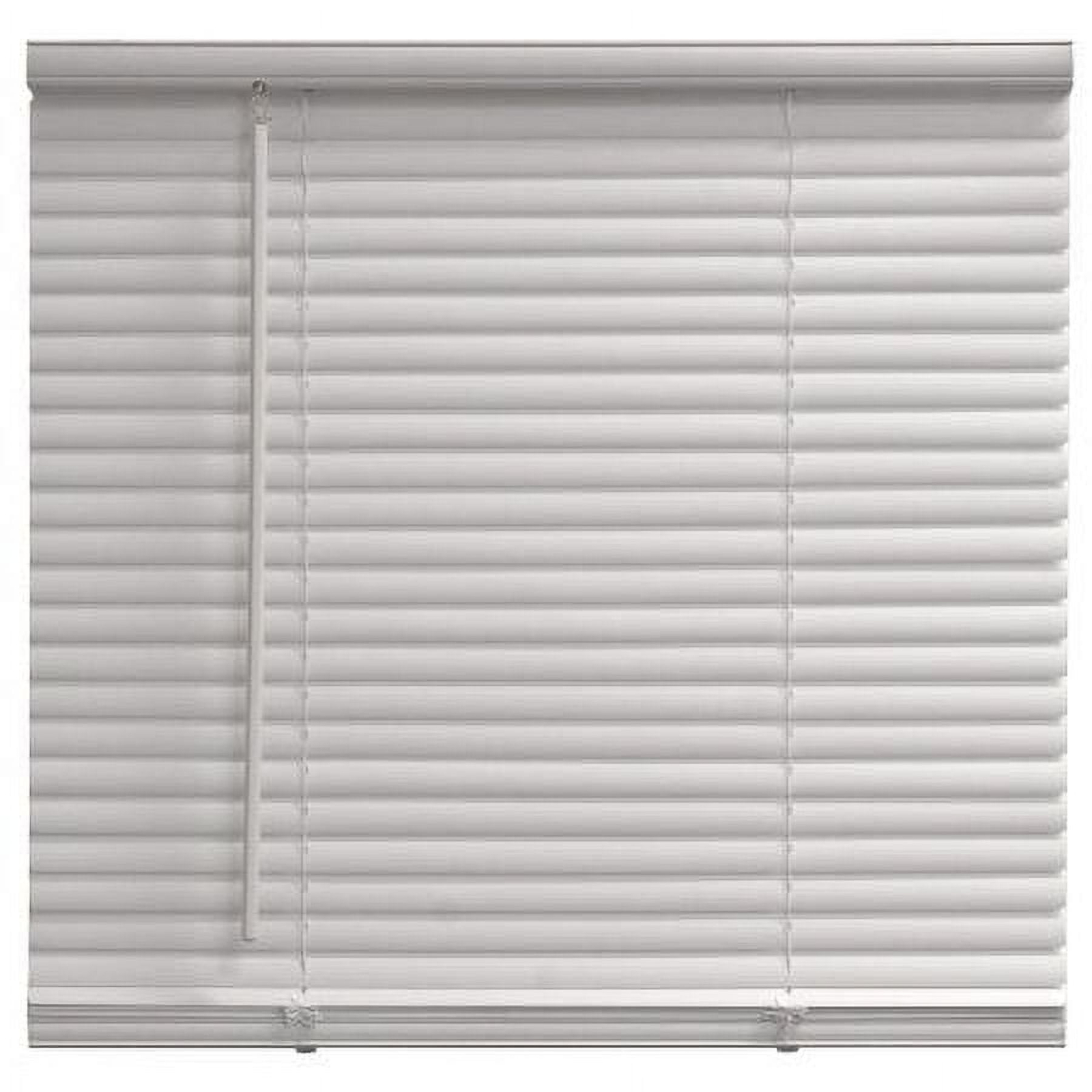 Mainstays 1″ Cordless Vinyl Light Filtering Mini Blinds, White, 23″ W x 42″ L