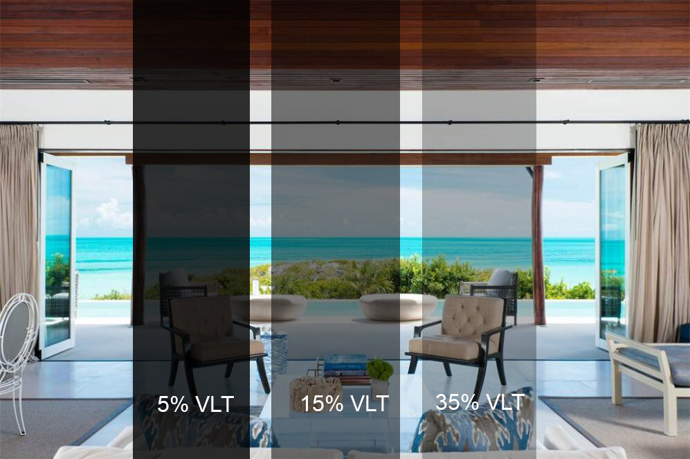 One Way Mirror Privacy Reflection Window Tint Film STOP HEAT! Energy Saver 15%