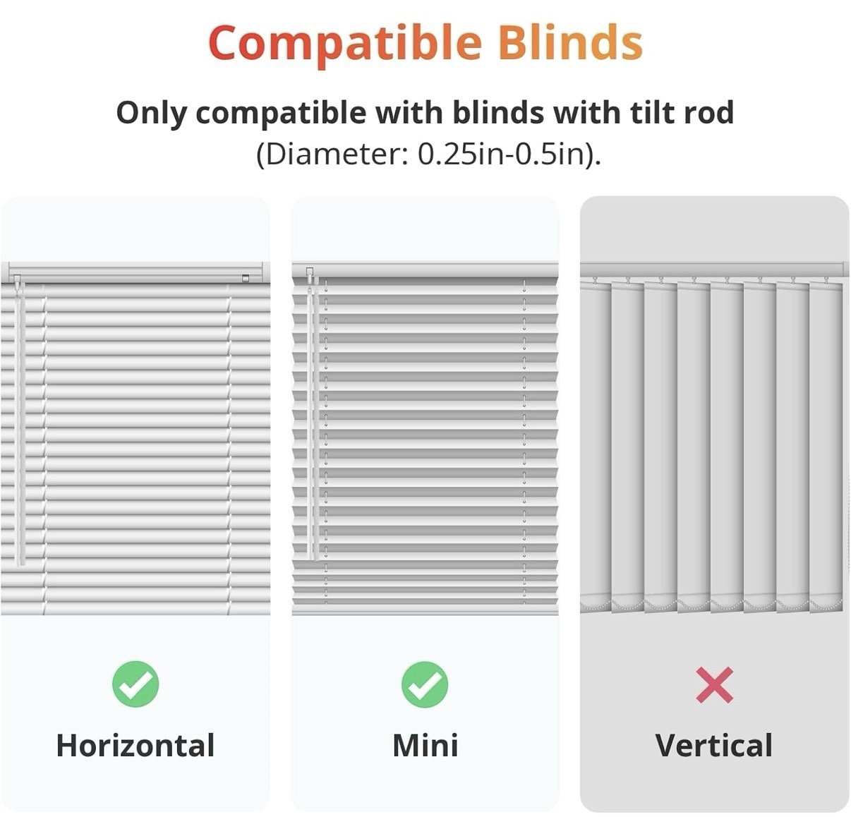 SwitchBot Blind Tilt Motorized Smart Blind Opener Solar Panel W2701600 White