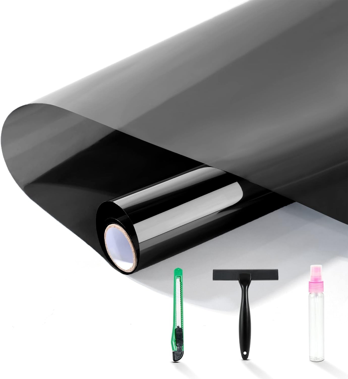PET One-Way Window Film – Heat Control & 99% UV Blocking – 17.5″x78.7″