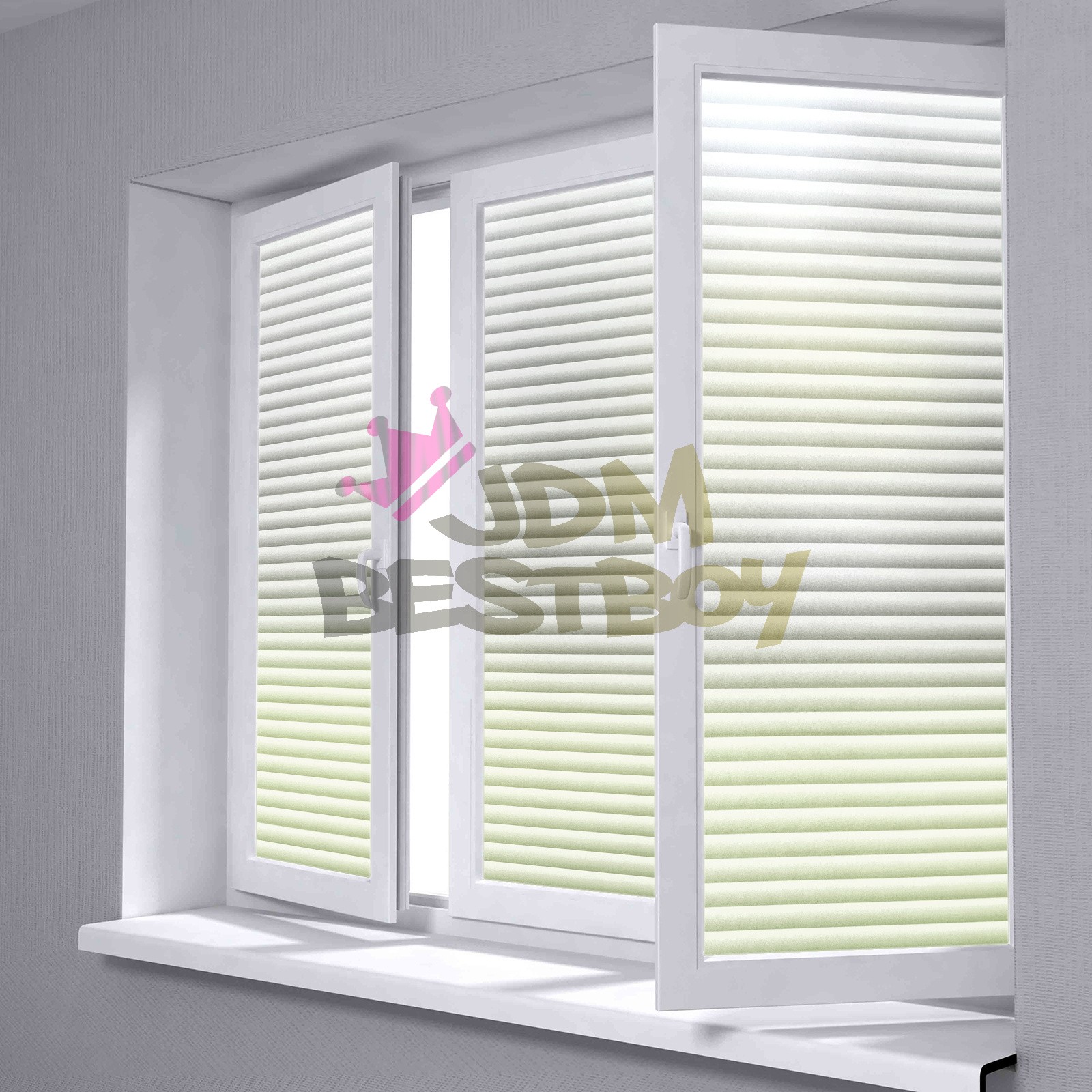 Frosted Film Glass Home Bathroom Window Security Privacy Sticker Decor DIY #5018