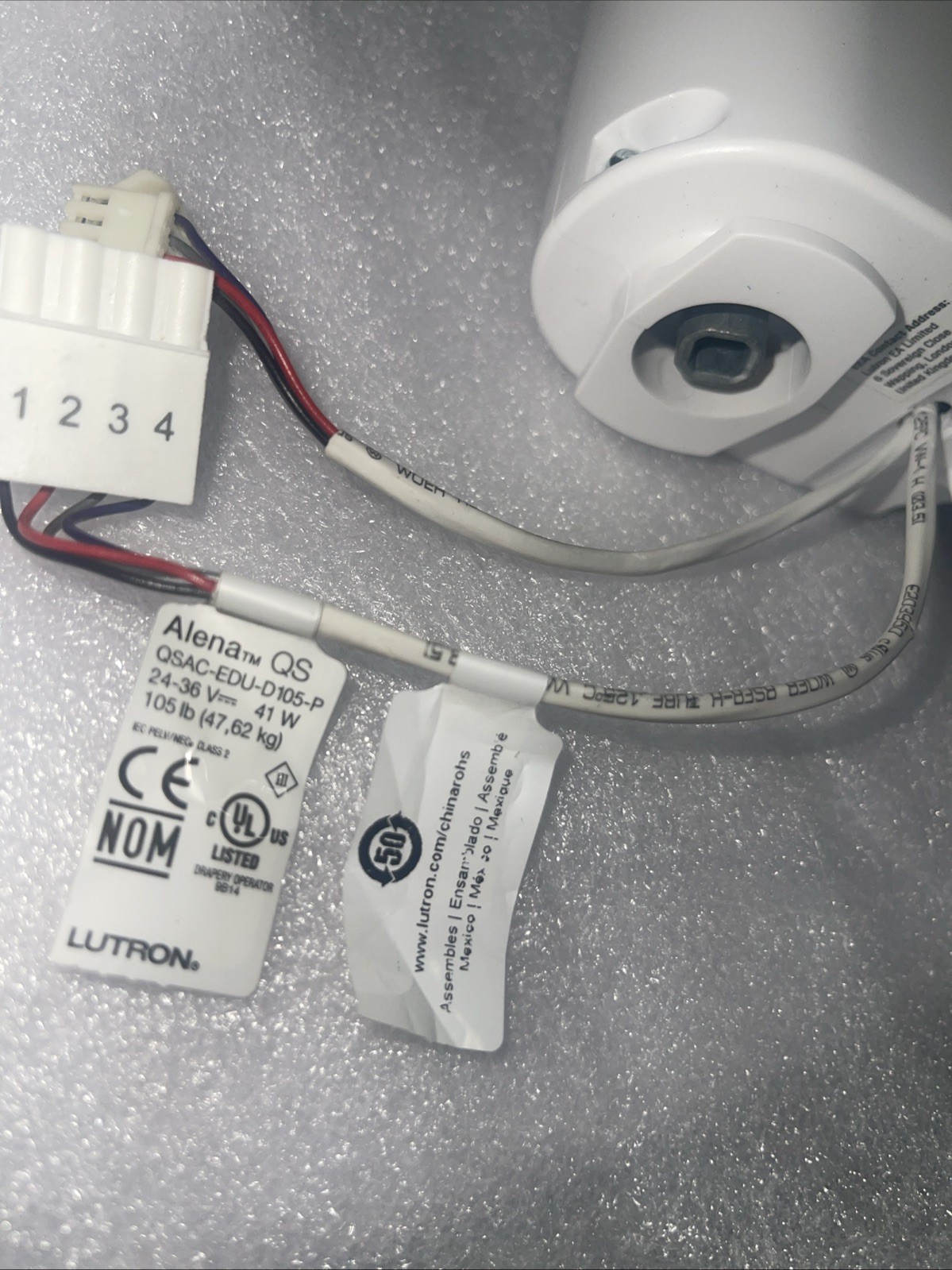 Lutron Alena QS QSAC-EDU-D105-P Drapery Drive Module