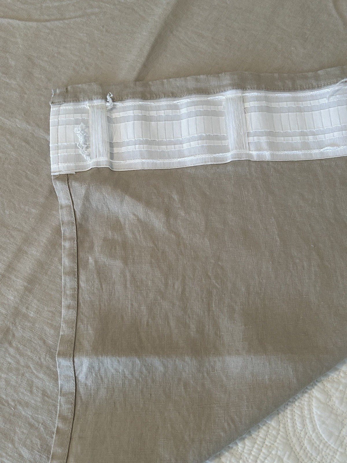 Linen Drapery Panels IKEA?? Khaki Pair 55×96
