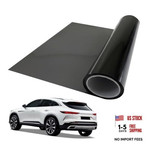 Ceramic Automotive Window Tint Film Roll -5% 15% 30% VLT 20in X 10ft 5% Vlt