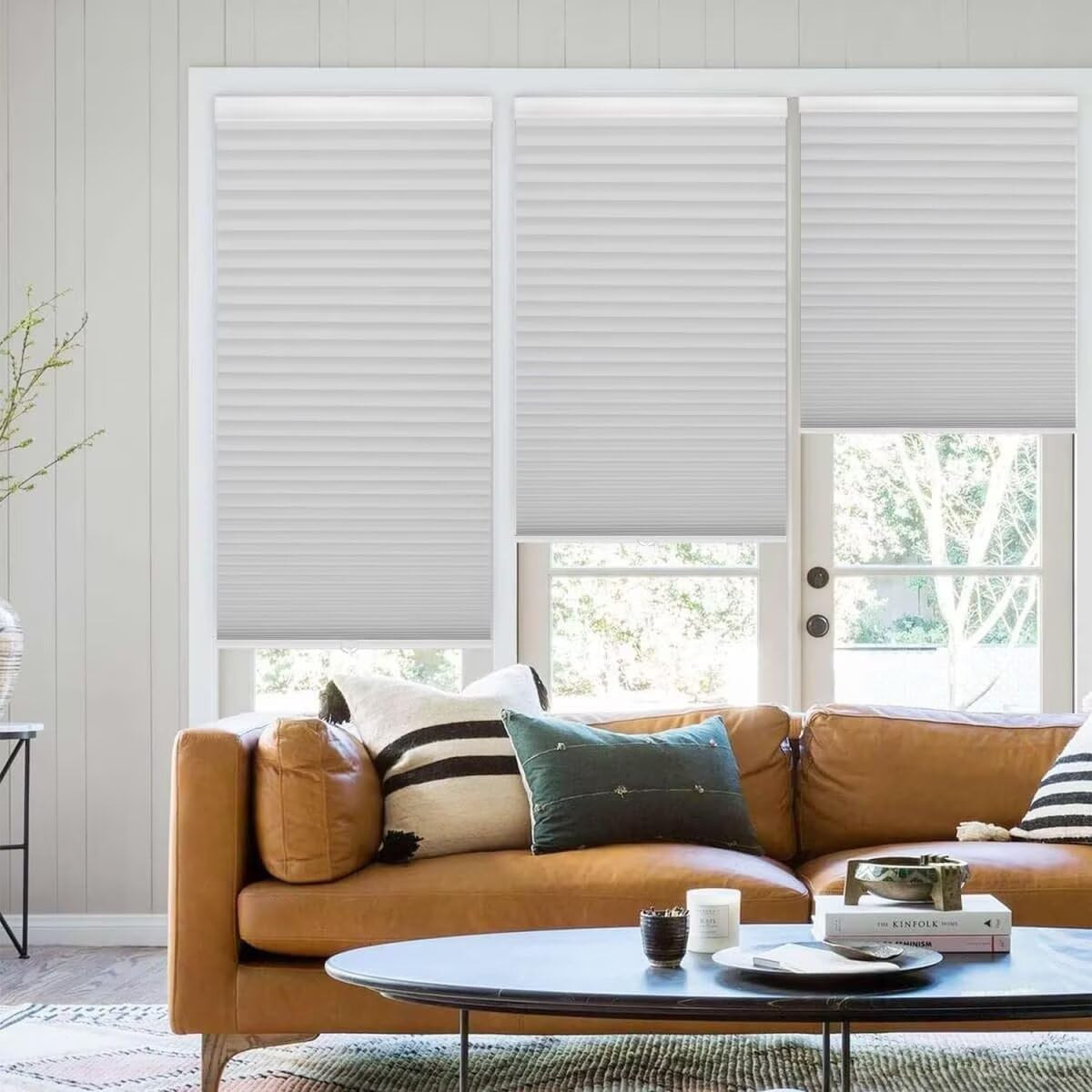 MYshade 1.5-Inch Cellular Cordless Light Filtering Shades, Honeycomb Window Blin