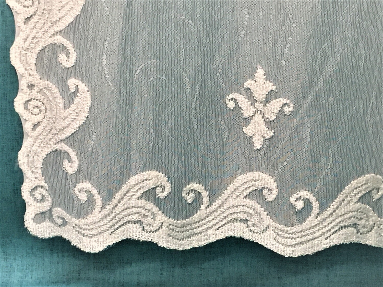 Classic Cambridge Lace Tab Top Window Panel Ecru 6o” X 84″ Bedroom Livingroom