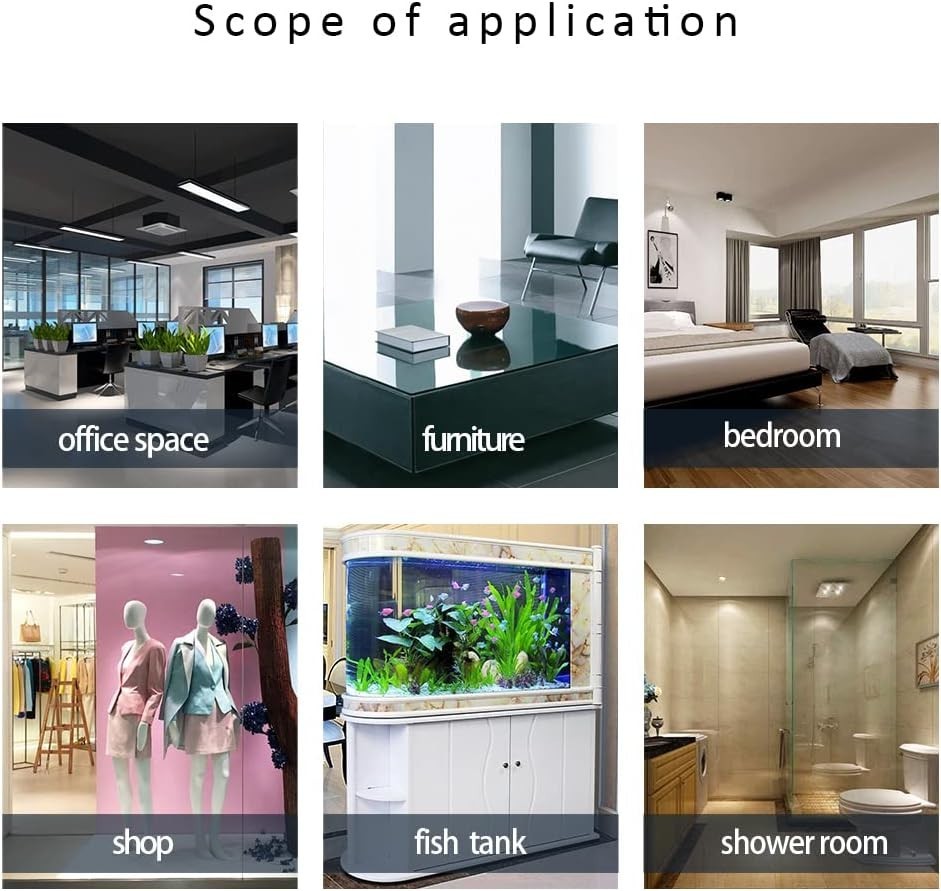 2MIL Clear Safety Window Film UV Blocking Security Window Glass Protection