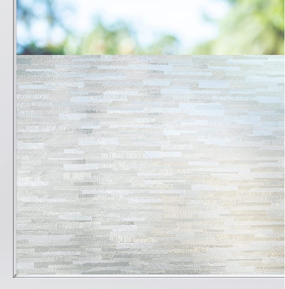 Matt Privacy Window Film Covering Window Sticker Static Cling Vinyl Glass Film