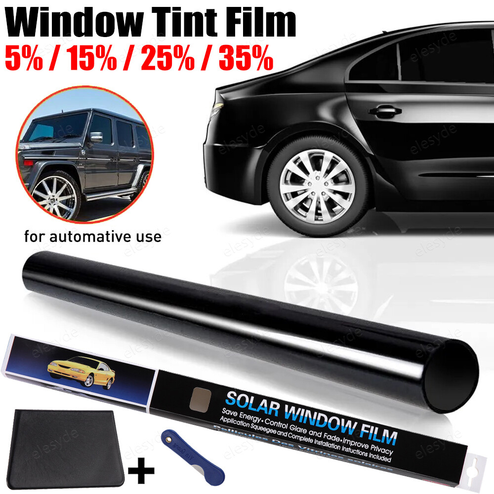 Car 5％ 15% 25% 35% VL Sun Visor Strip Tint Film Front Glass Windshield Anti-UV