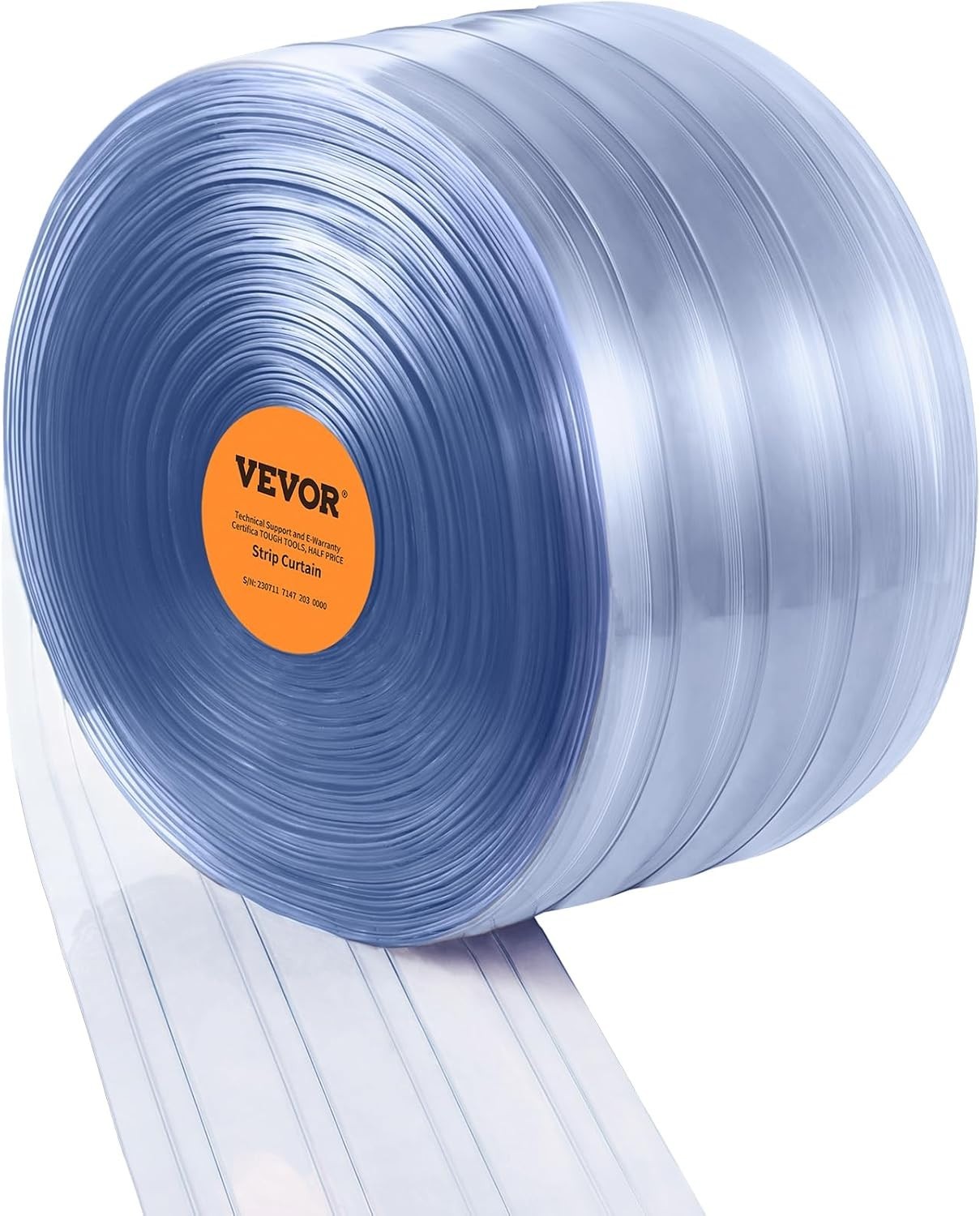 Durable 150′ x 8” PVC Strip Curtain – Ideal for Commercial Freezers & Pet Doors