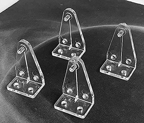 10 Pcs Hold Down Brackets for 1 Inch Mini Blinds Bottom Rail Hold Clips