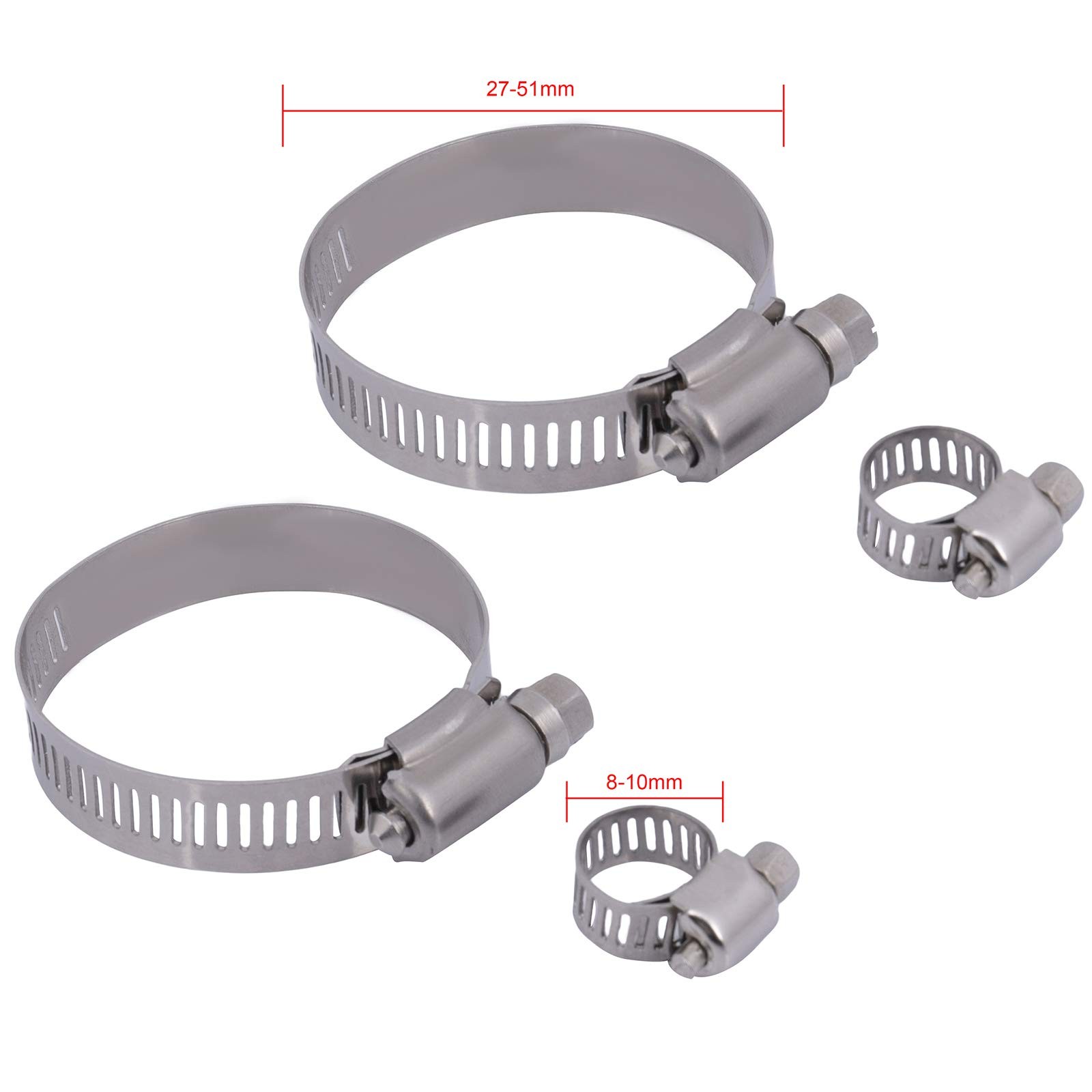 Radiator Hose Clamp Kit 13057 8MM-10MM 30MM-50MM for Captiva Sport Vue 2.4L 3.0L