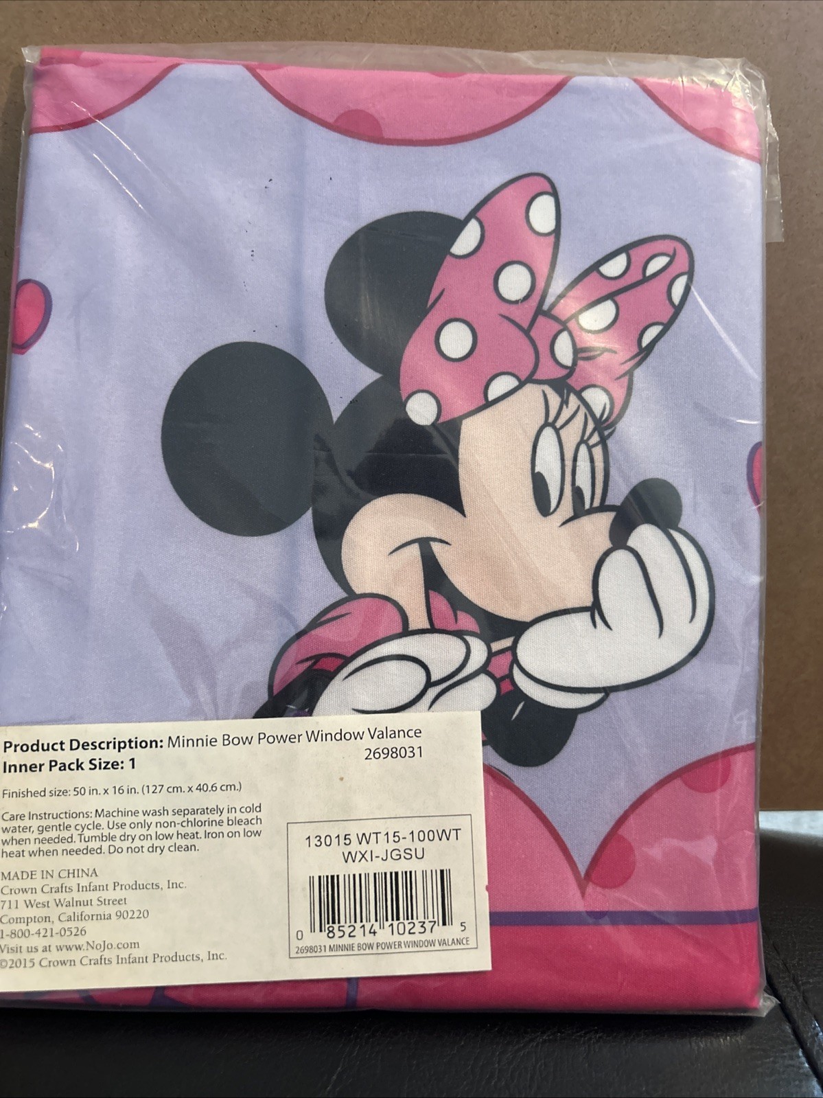 Minnie Bow Power Window Valance 50” X 16” New Multiple Available