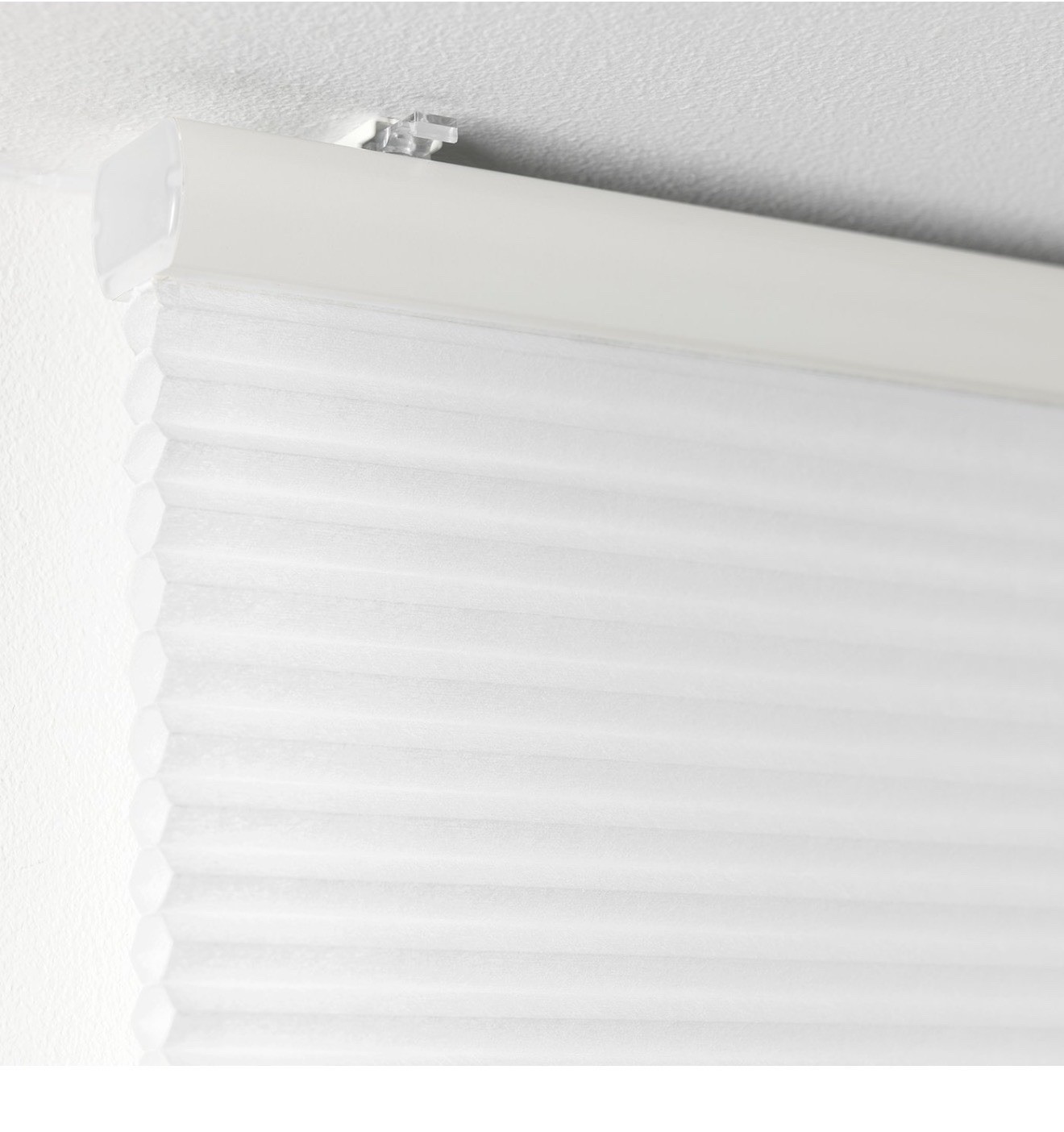HOPPVALS Cellular blind, white, 27×64″, Used