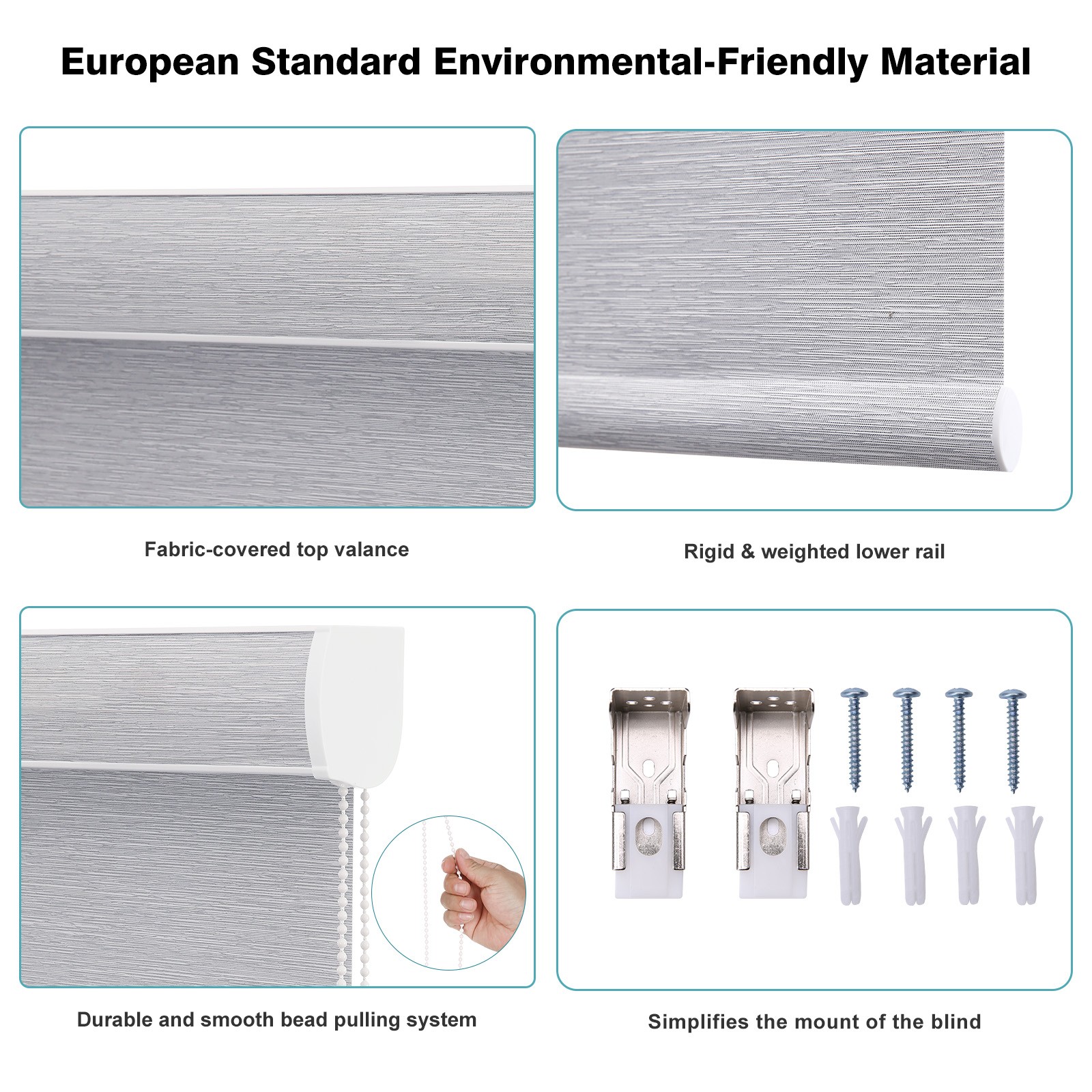 Changshade CUSTOM Made Blackout Window Blinds Roller Shades Corded Blinds
