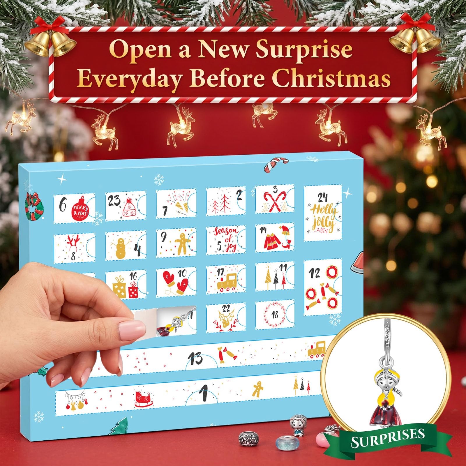Princess Advent Calendar 2026 Teen Girls, 24 Days of Christmas Countdown Cale