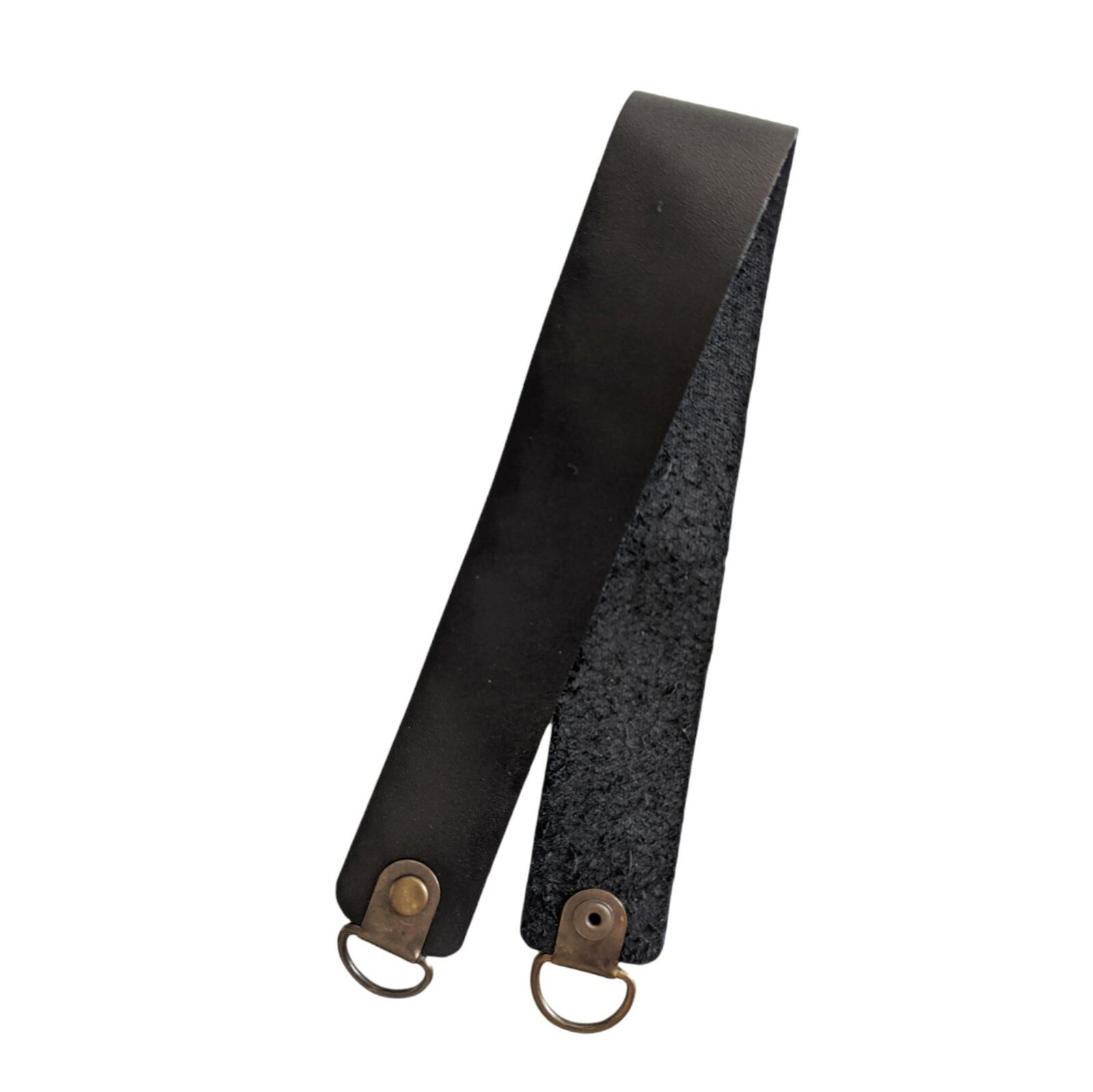 50 cm Genuine Leather Curtain Tiebacks, Curtain Tie Backs, Black Curtain Tieback