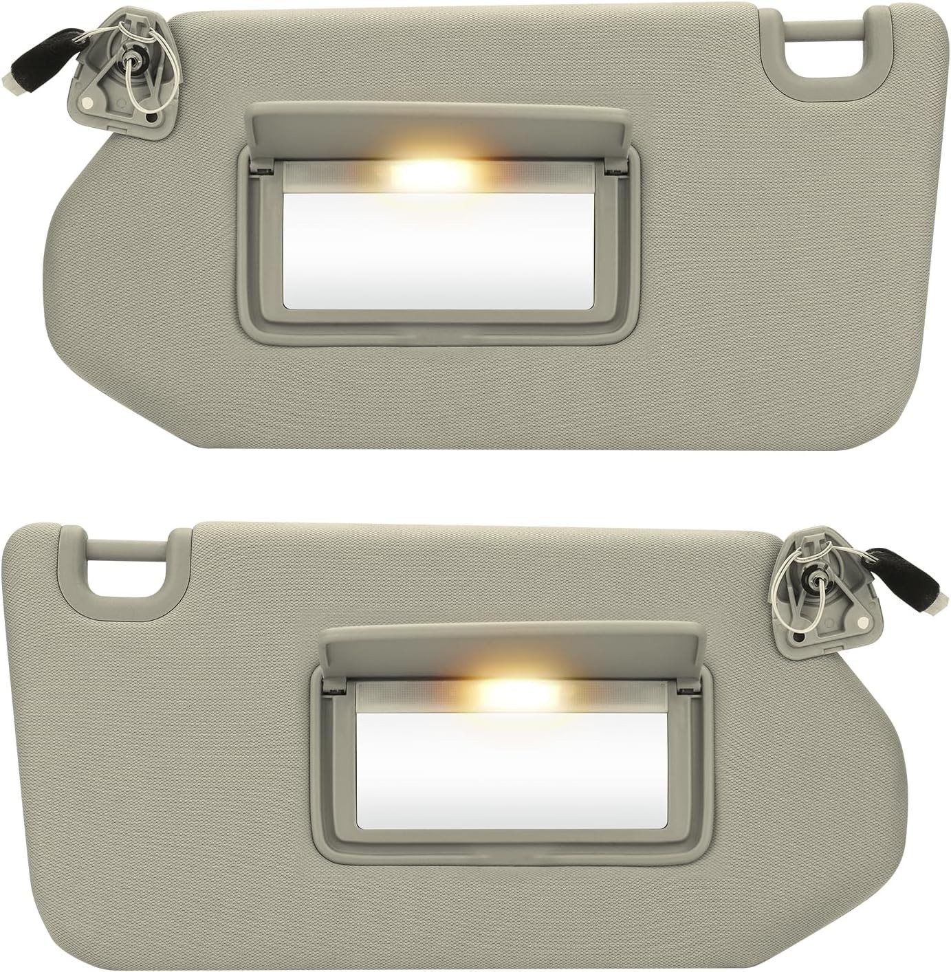 Left Driver Right Passenger Sun Visor Fit for Pathfinder 2013 2014 2015 Beige