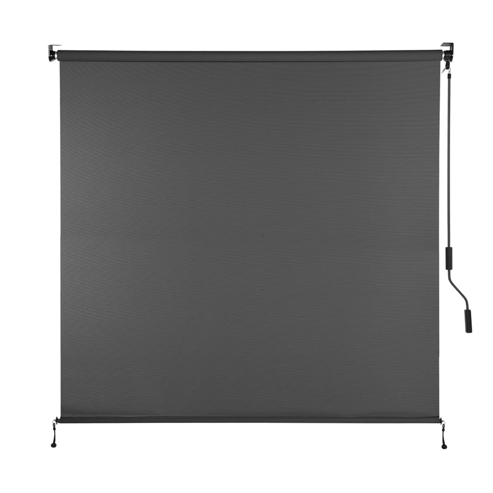 8ft (W) x 8ft (H) Outdoor Roller Shades 5% Openness Cordless Sun Roll up Shade