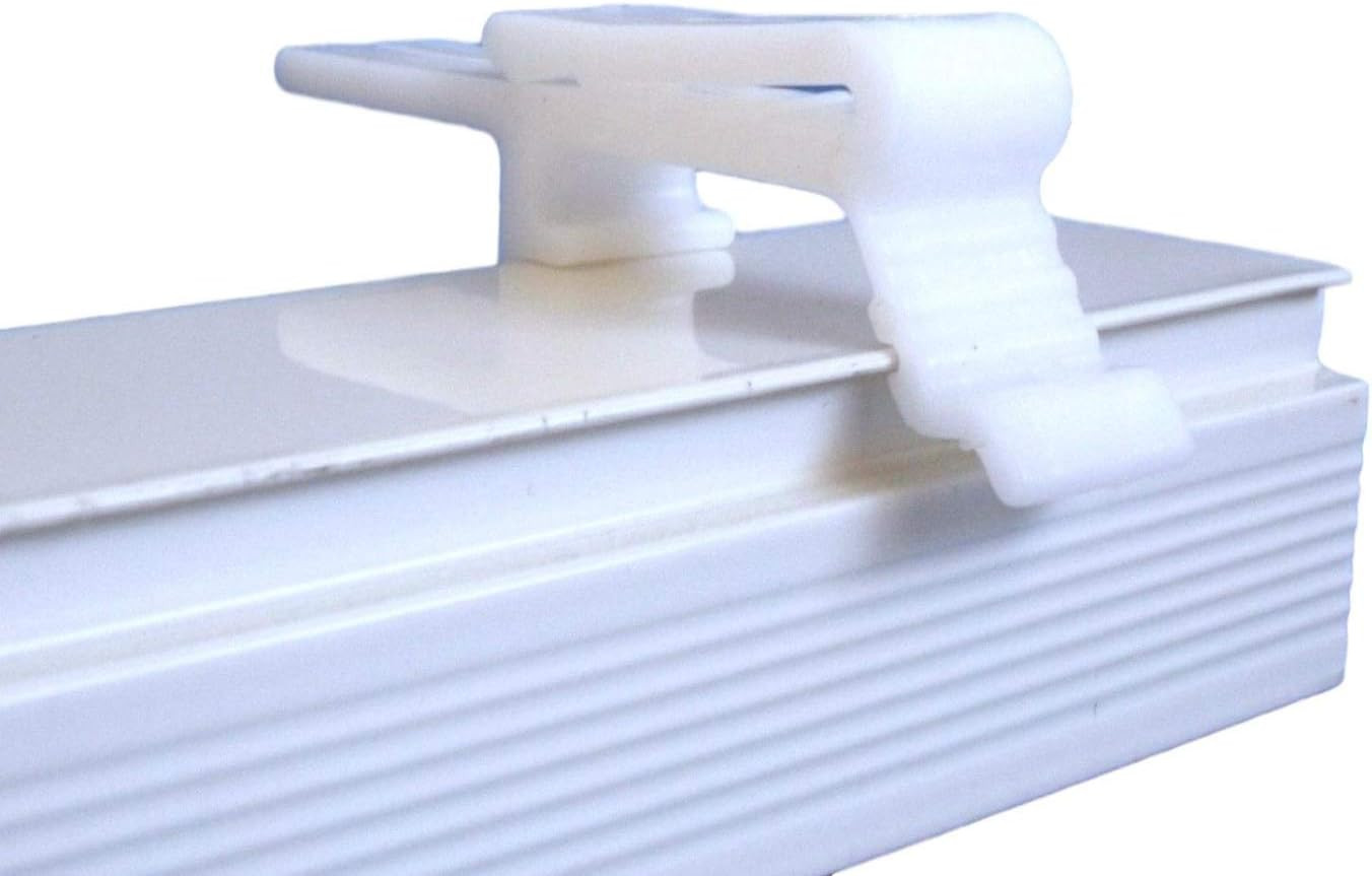 6Pcs Valance Clip Vertical Blinds Dust Cover Holder Bracket for 1-1/2″ or 1-9…