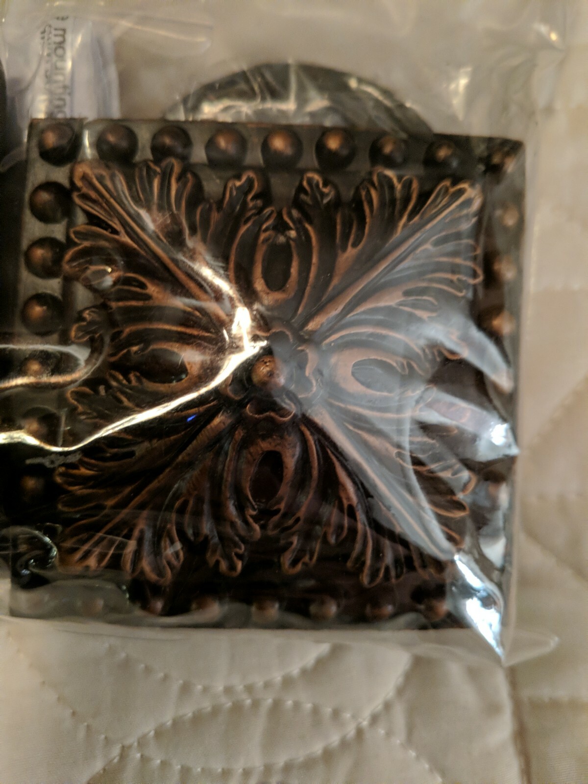 Pair (2) Drapery Holdback Brown Bronze ~ Hobby Lobby Model # 977066 New