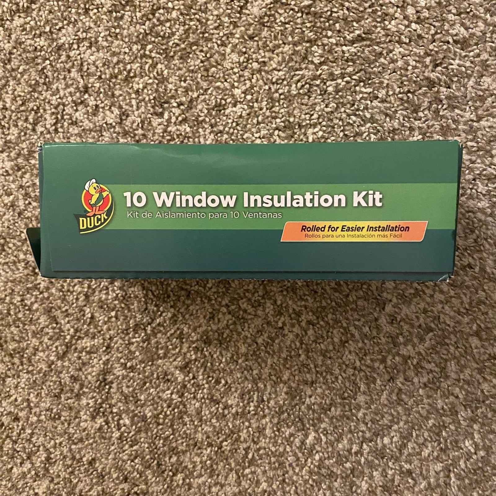 Duck 62”x420” Wide 10 Window Insulation Rolled Film Kit Indoor Heat