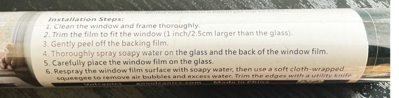 Static Cling Blackout Window Film 100% UV Blocking Tinting, Sun Cover